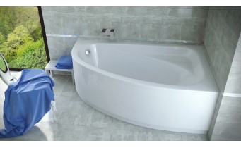 Ванна акрилова Besco Cornea Comfort 150x100 R, асиметрична (WAC-150-NP)