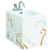 Підлогове біде ArtСeram Block, gold lettering (BKB0020106)