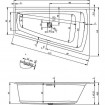 Ванна акрилова Riho Still Smart LED 170x110 см, L (BR0400500K00130) Ванна акрилова Riho Still Smart LED 170x110 см, L (BR0400500K00130)