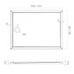 Душовий піддон NEW TRENDY NEW CANTARE 120x90x4,5 см (B-0429) Душовий піддон NEW TRENDY NEW CANTARE 120x90x4,5 см (B-0429)