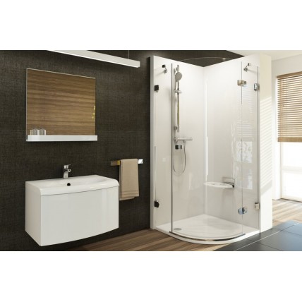 Душова кабіна Ravak Brilliant BSKK3-80 R хром + скло Transparent (3UP44A00Y1)