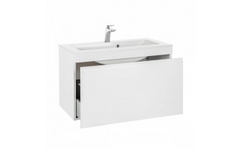 Підвісна тумба з умивальником для ванни Norway EVA 60x45 см, біла
