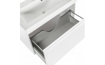 Підвісна тумба з умивальником для ванни Norway EVA 60x45 см, біла
