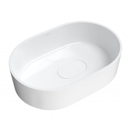 Умивальник на стільницю Omnires Cadence M+ 62x42 см, білий глянцевий (CADENCE620BP)