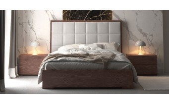 Двоспальне ліжко WoodSoft Porto / Порто 160x200, Ясень (Porto160200JAS)