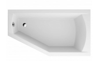 Ванна акрилова Polimat Selena 150x90 см R, Правостороння асиметрична + ніжки (00385)