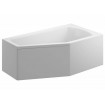 Ванна акрилова Polimat Selena 150x90 см R, Правостороння асиметрична + ніжки (00385)