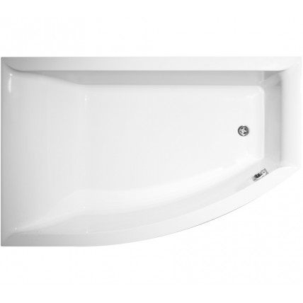 Ванна акрилова Vagnerplast Veronela Offset 160x105 см L, Лівостороння (VPBA160VEA3LX-01)