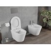 Унітаз безобідковий підвсіний Mexen Rico Rimless з тонким сидінням soft-close, Duroplast Super Slim, білий матовий Унітаз безобідковий підвсіний Mexen Rico Rimless з тонким сидінням soft-close, Duroplast Super Slim, білий матовий