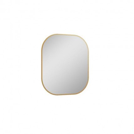 Дзеркало з LED підсвіткою у ванну Elita Sharon 60/70 Gold, 60x70x2,9 см (168119)