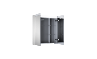 Підвісна тумба з дзеркалом у ванну (дзеркальна шафа) Elita Special 60 2D TECHNOBOX + LED, 60,6x70x15,2 см (168924)