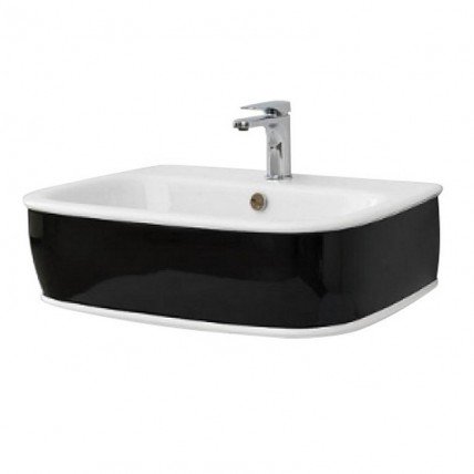 Підвісний умивальник ArtСeram Azuley, black white (AZL0030150)