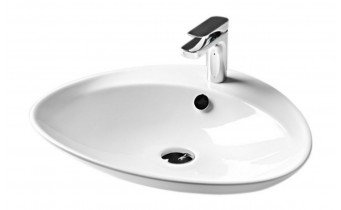 Умивальник на стільницю ArtCeram Bs, white (BSL0010100) Умивальник на стільницю ArtCeram Bs, white (BSL0010100)
