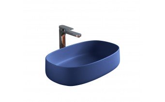 Умивальник на стільницю ArtCeram Cognac 55, blue sapphire (COL0031500) Умивальник на стільницю ArtCeram Cognac 55, blue sapphire (COL0031500)