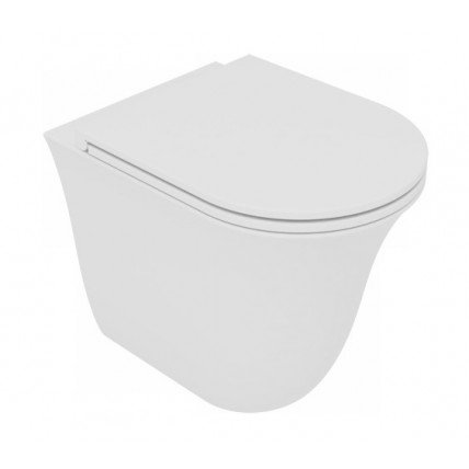 Унітаз підлоговий GSG Flut 52,5 см Smart Clean white matt (FLWC01001)