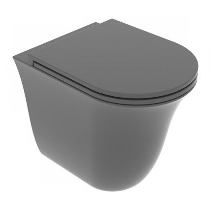 Унітаз підлоговий GSG Flut 52,5 см Smart Clean matt Ash (FLWC01021)