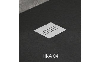 Душовий піддон, камяний Radaway Kyntos F 120x100 см, чорний (HKF120100-54)