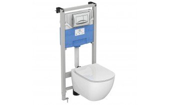 Підвісний унітаз Ideal Standard Teci 365x535x335 мм Aqua Blade (T007901)