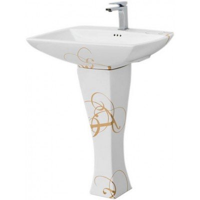 Підвісний умивальник ArtCeram Jazz, gold lettering (JZL0040106) Підвісний умивальник ArtCeram Jazz, gold lettering (JZL0040106)