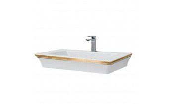 Підвісний умивальник ArtCeram Jazz, gold lettering (JZL0070106) Підвісний умивальник ArtCeram Jazz, gold lettering (JZL0070106)