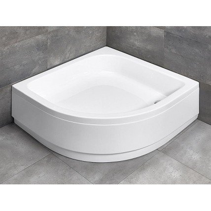 Душовий піддон глибокий акриловий, напівкруглий Radaway Samos A 90x90x29,5 см, білий (4S99300-03)