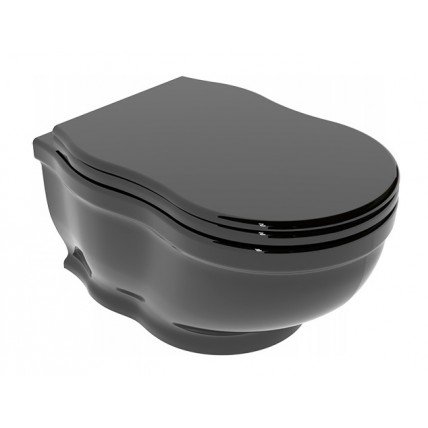 Підлоговий унітаз GSG TIME 54 см glossy Black (TIWCSO002)