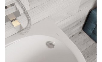 Ванна акрилова Vagnerplast Flora 150x100 см L, Лівостороння (VPBA151FLA3LX-01)