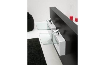 Підвісний умивальник ArtCeram Oneshot crystal wall, white (WLL0040100)