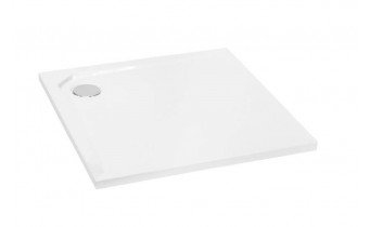 Душовий піддон акриловий, квадратний Besco Acro Ultraslim 90x90 см (BMAC-90)