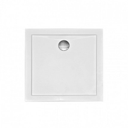 Душовий піддон акриловий, квадратний Besco Aquarius SlimLine 80x80 см (BAA-80-K)