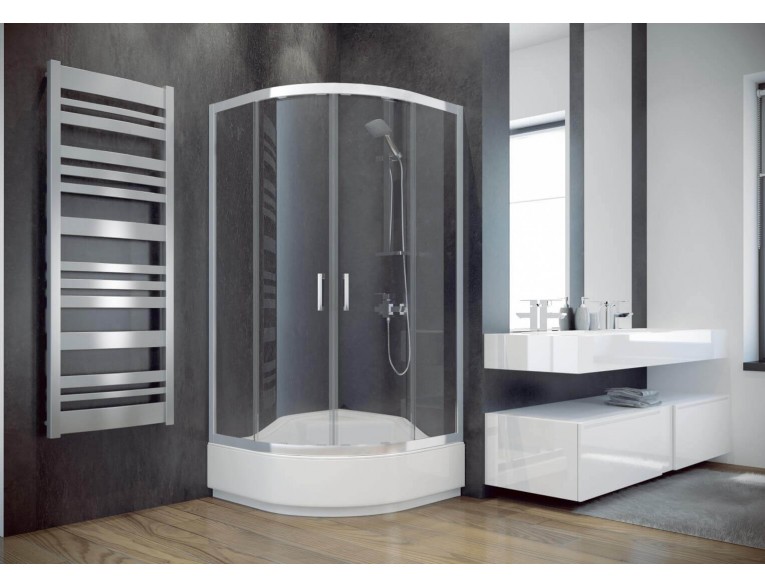 Душова кабіна Besco Modern 80x80x165, прозоре скло (MP-80-165-C)