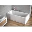 Ванна акрилова Besco Modern 130x70 сантиметрів, пряма, класична, сучасна з практичною формою, малого розміру (WAM-130-MO)