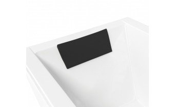 Підголівник для ванни Besco колекція Comfy Black, чорний (ZZWCB)