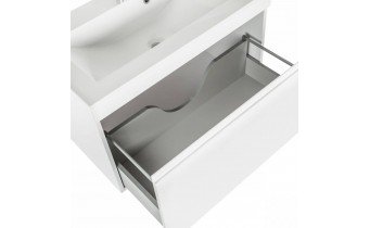 Підвісна тумба з умивальником для ванни Norway EVA 60x45 см, біла