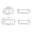 Ванна акрилова Polimat Classic 170x70, прямокутна + ніжки (00725) Ванна акрилова Polimat Classic 170x70, прямокутна + ніжки (00725)