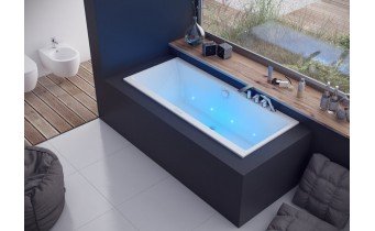 Ванна акрилова Excellent Pryzmat Slim 170x75 см (WAEX.PRY17WHS-BN)