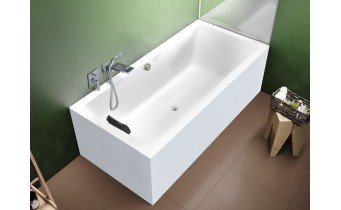 Акрилова ванна Riho Lugo Plug & Play 180x90 L, пряма + ніжки (BD66005)