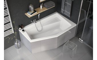 Ванна акрилова асиметрична Excellent Vesper 160x100 см, Правостороння (WAEX.VEP16WH)