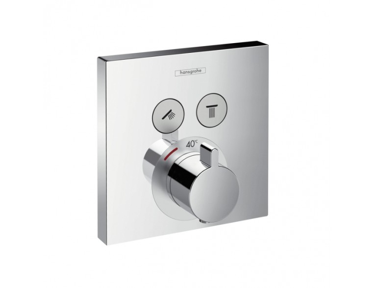 Термостат Hansgrohe Shower Select прихованого монтажу для душу, зовнішня частина (15763000)