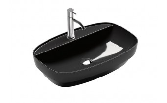 Умивальник на стільницю Catalano Colori Green Lux 65 чорний (165GRLXNE) Умивальник на стільницю Catalano Colori Green Lux 65 чорний (165GRLXNE)