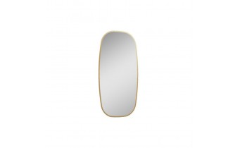 Овальне дзеркало з LED підсвіткою у ванну Elita Sharon Diamond 45/90 Gold, 45x90x2,4 см (168132)
