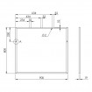 Прямокутне дзеркало у ванну Elita Rama 90/80 Black 19 мм, 90x80x1,9 см (168410) Прямокутне дзеркало у ванну Elita Rama 90/80 Black 19 мм, 90x80x1,9 см (168410)