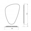 Дзеркало з LED підсвіткою у ванну Elita Sharon Tri 65/100 White, 68,5x95,5x2,4 см (168503) Дзеркало з LED підсвіткою у ванну Elita Sharon Tri 65/100 White, 68,5x95,5x2,4 см (168503)