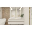 Дзеркало з LED підсвіткою у ванну Elita Sharon Long Cut 35/150 Gold, 35x150x3,1 см (168510)