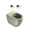 Підлоговий унітаз Catalano Colori Sfera 52 Grigio сатин (1VPC52GS)