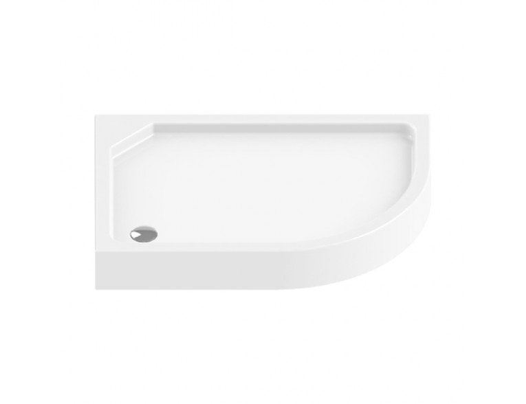 Душовий піддон NEW TRENDY NEW MAXIMA L 100x80x17 см (B-0338)