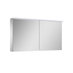 Підвісна тумба з дзеркалом у ванну (дзеркальна шафа) Elita Premium 120 2D З LED Панеллю, 120,6x64,8x13,6 см (904666)
