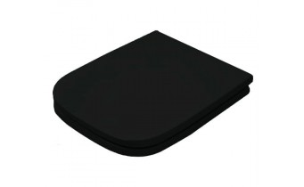 Сидіння soft-close з кришкою для унітазу ArtCeram A16 Mini, glossy black (ASA0020300) Сидіння soft-close з кришкою для унітазу ArtCeram A16 Mini, glossy black (ASA0020300)