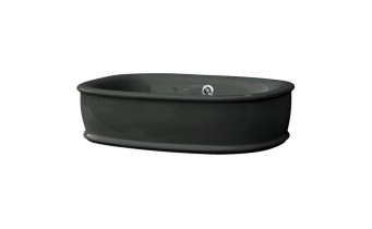 Умивальник на стільницю ArtСeram Azuley, glossy black (AZL0020300) Умивальник на стільницю ArtСeram Azuley, glossy black (AZL0020300)