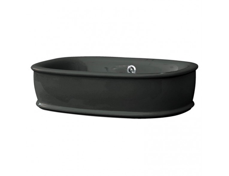Умивальник на стільницю ArtСeram Azuley, glossy black (AZL0020300)